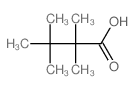Butanoic acid,2,2,3,3-tetramethyl- Structure