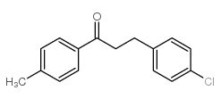 3-(4-CHLOROPHENYL)-4'-METHYLPROPIOPHENONE结构式