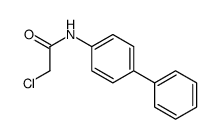 N-1,1''-BIPHENYL-4-YL-2-CHLOROACETAMIDE结构式