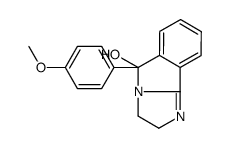 5-(4-methoxyphenyl)-2,3-dihydroimidazo[1,2-b]isoindol-5-ol结构式