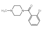 (2-BROMOPHENYL)(4-METHYLPIPERAZIN-1-YL)METHANONE structure
