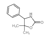 2-Oxazolidinone,5,5-dimethyl-4-phenyl- structure