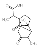 1,4-Methano-1H-indene-1-aceticacid, octahydro-a,3a,5-trimethyl-6,8-dioxo-, (aR,1R,3aS,4R,5S,7aS)- Structure