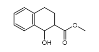 1-hydroxy-1,2,3,4-tetrahydro-naphthalene-2-carboxylic acid methyl ester Structure