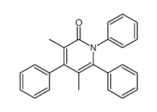 3,5-dimethyl-1,4,6-triphenylpyridin-2-one结构式