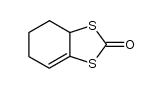 3a,4,5,6-tetrahydrobenzo[d][1,3]dithiol-2-one结构式