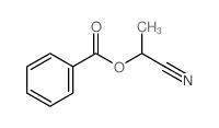 1-cyanoethyl benzoate Structure