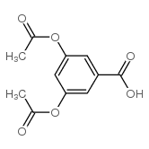 3,5-diacetoxybenzoic acid structure