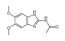 N-(5,6-Dimethoxy-1H-benzimidazol-2-yl)acetamide structure