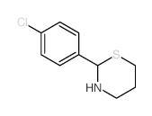 2H-1,3-Thiazine,2-(4-chlorophenyl)tetrahydro- Structure
