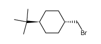 trans-4-t-butylcyclohexylmethyl bromide结构式