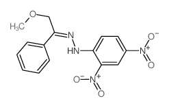 N-[(2-methoxy-1-phenyl-ethylidene)amino]-2,4-dinitro-aniline picture