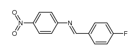 N-(4-Nitrophenyl)-4-fluorobenzenemethanimine Structure