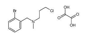 (2-bromophenyl)methyl-(3-chloropropyl)-methylazanium,2-hydroxy-2-oxoacetate Structure