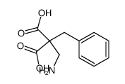 aminomethyl-benzyl-malonic acid结构式