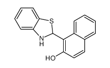 1-(2,3-dihydro-1,3-benzothiazol-2-yl)naphthalen-2-ol Structure