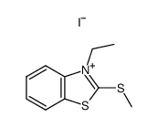 3-ethyl-2-methylsulfanyl-benzothiazolium, iodide Structure