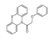 1-phenothiazin-10-yl-2-phenoxyethanone结构式