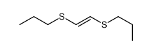 (Z)-1,1'-[vinylenebis(thio)]bispropane structure