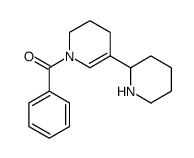 phenyl-(5-piperidin-2-yl-3,4-dihydro-2H-pyridin-1-yl)methanone结构式
