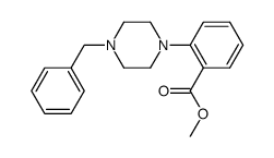methyl 2-[4-benzylpiperazinyl]benzoate Structure