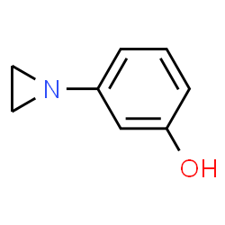 Phenol, 3-(1-aziridinyl)- (9CI)结构式