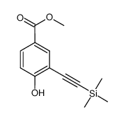 methyl 4-hydroxy-3-[(trimethylsilyl)ethynyl]benzoate Structure