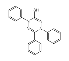 2,3,5-triphenyl-1H-1,2,4,5-tetrazine-6-thione Structure