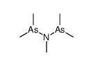 Methyl-bis-dimethylarsino-amin结构式