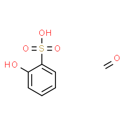 Benzenesulfonic acid, hydroxy-, polymer with formaldehyde结构式