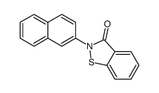 2-naphthalen-2-yl-1,2-benzothiazol-3-one Structure