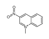 1-methyl-3-nitroquinolin-1-ium结构式