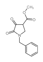 methyl 1-benzyl-4,5-dioxo-pyrrolidine-3-carboxylate structure