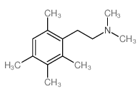 N,N-dimethyl-2-(2,3,4,6-tetramethylphenyl)ethanamine structure