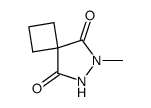 6,7-Diazaspiro[3.4]octane-5,8-dione,6-methyl- Structure