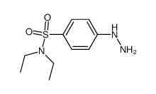 N,N-diethyl-4-hydrazinobenzenesulfonamide Structure