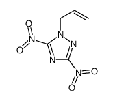 3,5-dinitro-1-prop-2-enyl-1,2,4-triazole结构式