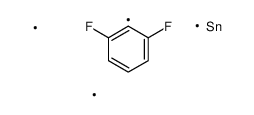 (2,6-difluorophenyl)-trimethylstannane结构式