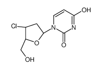 1-[(2R,4S,5R)-4-chloro-5-(hydroxymethyl)oxolan-2-yl]pyrimidine-2,4-dione Structure