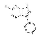 6-氟-3-(吡啶-4-基)-1H-吡唑并[3,4-b]吡啶结构式