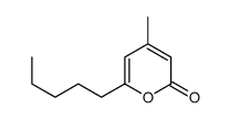 2H-Pyran-2-one, 4-methyl-6-pentyl- Structure