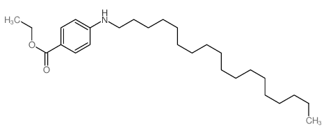 Benzoic acid,4-(octadecylamino)-, ethyl ester结构式