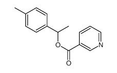 1-(4-methylphenyl)ethyl pyridine-3-carboxylate结构式
