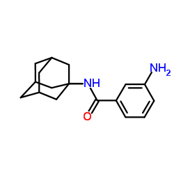N-ADAMANTAN-1-YL-3-AMINO-BENZAMIDE结构式