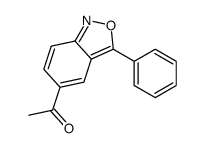 1-(3-phenyl-2,1-benzoxazol-5-yl)ethanone Structure