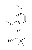 (E)-1-(2,4-dimethoxyphenyl)-4,4-dimethylpent-1-en-3-ol结构式