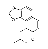 6-Methyl-1-(3,4-methylenedioxyphenyl)-1-hepten-3-ol Structure