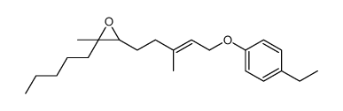 3-[5-(4-ethylphenoxy)-3-methylpent-3-enyl]-2-methyl-2-pentyloxirane结构式