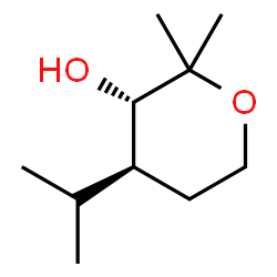 2H-Pyran-3-ol,tetrahydro-2,2-dimethyl-4-(1-methylethyl)-,(3R,4R)-rel-(9CI) picture
