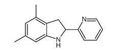1H-Indole,2,3-dihydro-4,6-dimethyl-2-(2-pyridinyl)-(9CI) picture